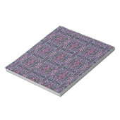 Lila geometrisch rosa notizblock (Rotiert)