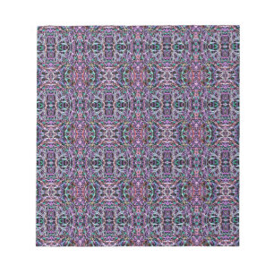 Lila geometrisch rosa notizblock