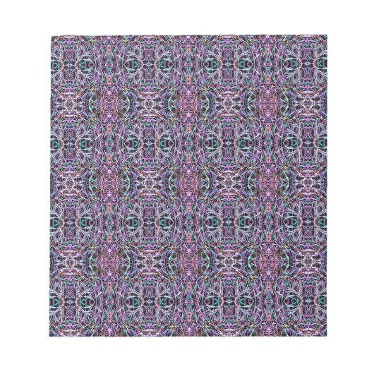 Lila geometrisch rosa notizblock (Vorderseite)