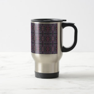 Lila geometrisch rosa reisebecher