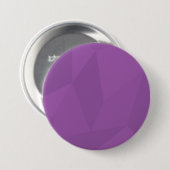 Lila, geometrische, coole, trendige, moderne, einf button (Vorne & Hinten)