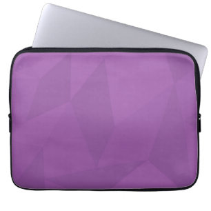 Lila, geometrische, coole, trendige, moderne, einf laptopschutzhülle