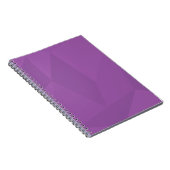 Lila, geometrische, coole, trendige, moderne, einf notizblock (Rechte Seite)