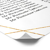 Lila Geometrische Hochzeitssessensonnenblume 8 Poster (Ecke)