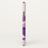 Lila geometrische Juwelformen Case-Mate iPhone Hülle (Hinten/Rechts)