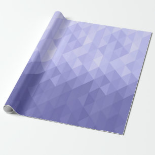 Lila geometrische Quadrate des violetten Dreiecks Geschenkpapier