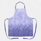 Lila geometrische Quadrate des violetten Dreiecks Schürze (Vorderseite)