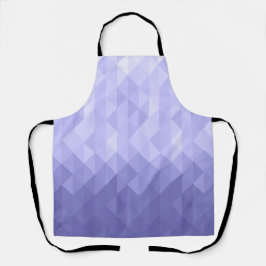 Lila geometrische Quadrate des violetten Dreiecks Schürze
