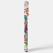 Lila geometrische Schälfamilie Case-Mate iPhone Hülle (Rückseite / Rechts)