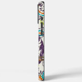 Lila geometrische Schälfamilie Case-Mate iPhone Hülle (Rückseite / Links)