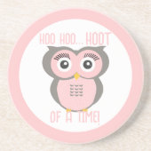 Lila geometrische Schälfamilie Untersetzer (Vorne)