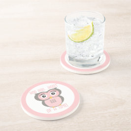 Lila geometrische Schälfamilie Untersetzer