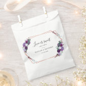 Lila geometrischer Rahmen Geschenktütchen (Ausgeschnitten)