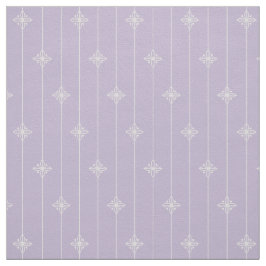 Lila geometrisches Blumenpastellmuster Stoff