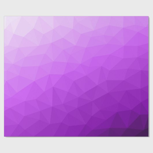 Lila geometrisches Gefälle Geschenkpapier (Flach)