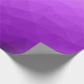 Lila geometrisches Gefälle Geschenkpapier (Ecke)