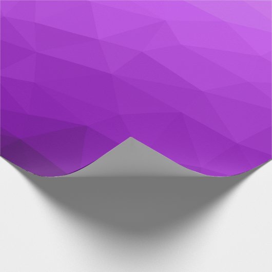 Lila geometrisches Gefälle Geschenkpapier (Ecke)