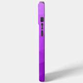 Lila geometrisches Maschenmuster Monogramm Case-Mate iPhone Hülle (Rückseite / Links)