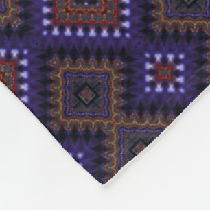 Lila Geometrisches Muster Decke