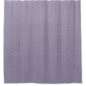 Lila geometrisches Muster Duschvorhang (Vorderseite)