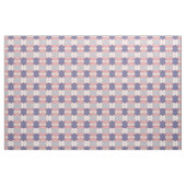 Lila geometrisches Muster in rosa Stoff (Yard (91,4 cm))