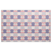 Lila geometrisches Muster in rosa Stoff (Fat Quarter (45,7 x 55,9 cm))