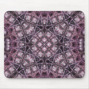 Lila geometrisches Muster mit komplizierter Symmet Mousepad