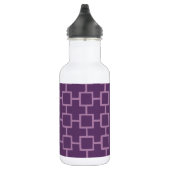 Lila geometrisches Muster Trinkflasche (Rechts)