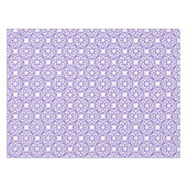 Lila geometrisches Nahtloses Muster Tischdecke (Vorderseite (Horizontal))