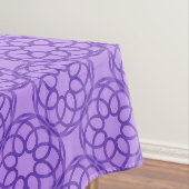 Lila Geometrisches Nahtloses Muster Tischdecke (Beispiel)