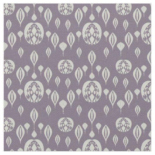 Lila geometrisches Retro-Muster Stoff (Nahaufnahme)