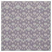 Lila geometrisches Retro-Muster Stoff (Muster)