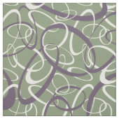 lila geometrisches Schleifenmuster Stoff (Muster)