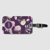 Lila Gepäckanhänger (Vorderseite (Horizontal))