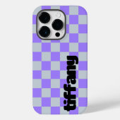 Lila geprüfter Fall Case-Mate iPhone Hülle (Rückseite)
