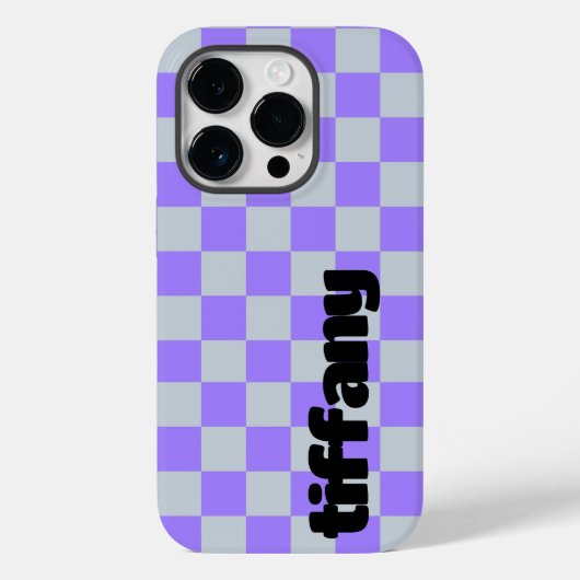 Lila geprüfter Fall Case-Mate iPhone Hülle (Rückseite)