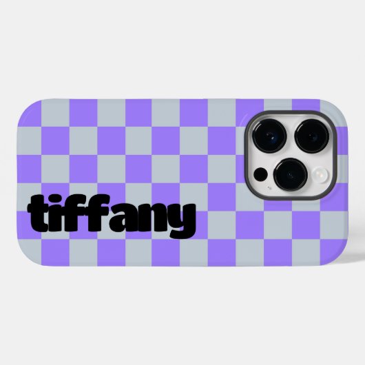 Lila geprüfter Fall Case-Mate iPhone Hülle (Rückseite (Horizontal))