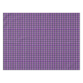 Lila geprüftes Tartan-Design, Tischdecke (Vorderseite (Horizontal))
