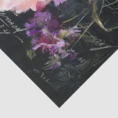 Lila Geranium Blume Decoupage Seidenpapier (Ausschnitt)