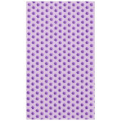 Lila Geranium Blume Nahtloses Muster auf Tischdecke (Vorderseite)