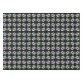 Lila Geranium Blume Pair Abstrakt Tischdecke (Vorderseite (Horizontal))