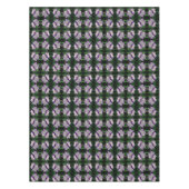 Lila Geranium Blume Pair Abstrakt Tischdecke (Vorderseite)