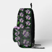 Lila Geranium-Blume Personalisiert Bedruckter Rucksack (Rechts)