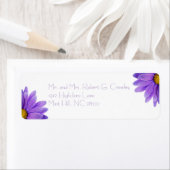 Lila Gerbera Daisy Rücksendeadresse (Insitu)