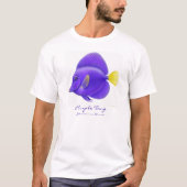 Lila Geruch-Riff-Fisch-T - Shirt (Vorderseite)