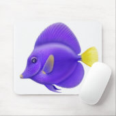 Lila Geruch-Riff-Fische Mousepad (Mit Mouse)