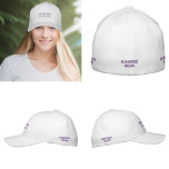 Lila Geschäftsname bestickt auf Cap Bestickte Baseballkappe<br><div class="desc">Cap, die Sie anpassen können, indem Sie Ihren Firmennamen eingeben. Es wird auf der Kappe bestickt. Die Threadfarbe ist lila. Sie können es in Ihre Werbeprodukte aufnehmen, Werbegeschenke oder Geschenke an Ihre Kunden oder Kunden, eine Marketing-Strategie, um Ihr Unternehmen zu werben oder Ihre Marke zu fördern. Anpassbare Kappe, mit der...</div>