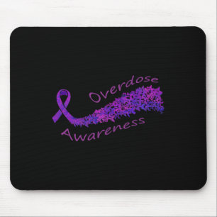 Lila Geschenk von Ribbon Butterfly Mousepad