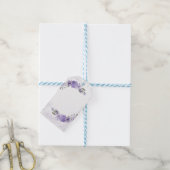 Lila Geschenkanhänger (Mit Garn)