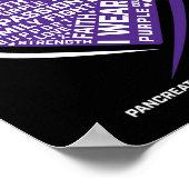 Lila Geschenke aus der Erinnerung an meinen Vater  Poster (Ecke)